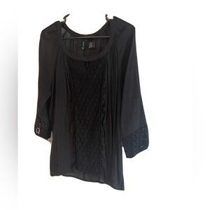 New Directions Women’s blouse|Black|Size L|Mint Condition|Worn Twice